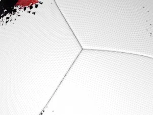 adidasofficialqualifier ball 2017 orange and white 3D Model