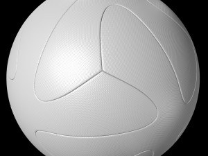 adidasofficialqualifier ball 2017 orange and white 3D Model