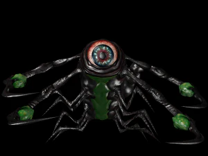 larva of the monster low poly 3D Model