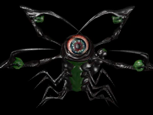 larva of the monster low poly 3D Model