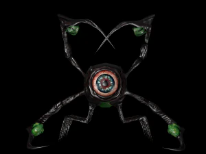 larva of the monster low poly 3D Model