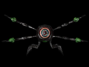 larva of the monster low poly 3D Model