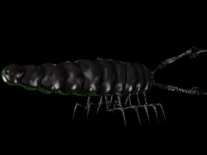 larva of the monster low poly 3D Model