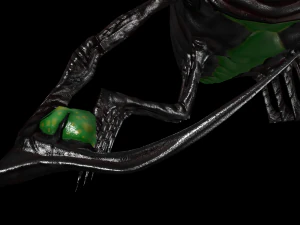 larva of the monster low poly 3D Model