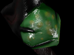 larva of the monster low poly 3D Model