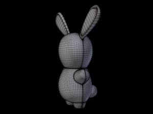 blue and pink bunny toys Modèle 3D