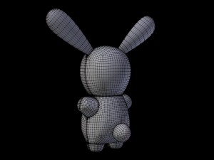 blue and pink bunny toys Modèle 3D
