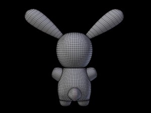 blue and pink bunny toys Modèle 3D