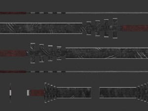 dark blade Model 3D