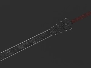 dark blade 3D Model