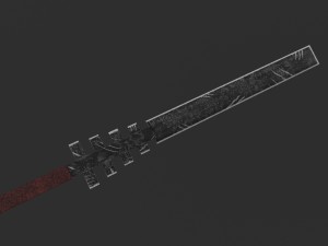 dark blade 3D Model