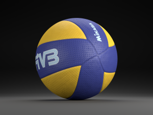 mikasa mva200 official ball Modèle 3D