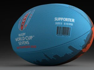 rwc sevens 2018 ball 3D Model