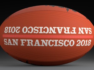 rwc sevens 2018 ball Model 3D