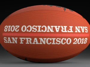 rwc sevens 2018 ball 3D Model