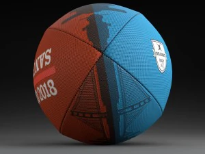 rwc sevens 2018 ball 3D Model