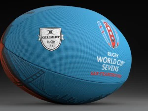 rwc sevens 2018 ball 3D Model
