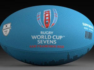 rwc sevens 2018 ball 3D Model