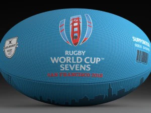 rwc sevens 2018 ball 3D Model