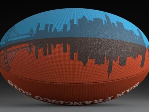 rwc sevens 2018 ball 3D Model