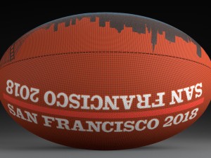 rwc sevens 2018 ball Model 3D