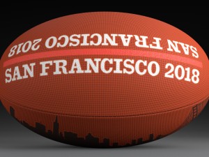 rwc sevens 2018 ball Model 3D
