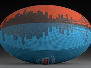 rwc sevens 2018 ball 3D Model