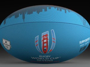 rwc sevens 2018 ball 3D Model
