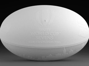 rwc sevens 2018 ball 3D Model