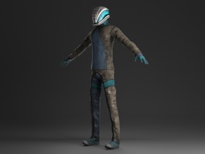 mobile game character Modèle 3D