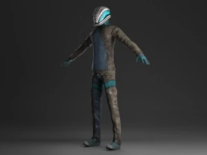 mobile game character 3D Model
