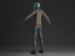 mobile game character 3D Model