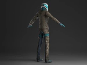 mobile game character 3D Model