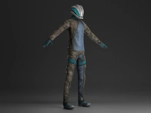 mobile game character 3D Model