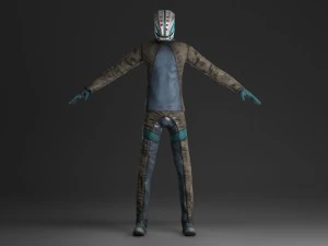 mobile game character 3D Model