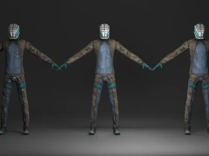 mobile game character 3D Model