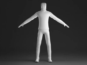 mobile game character 3D Model