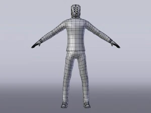 mobile game character 3D Model