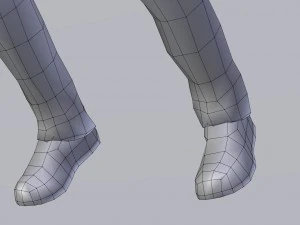 mobile game character 3D Model