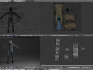 mobile game character 3D Model