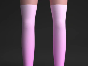blonde girl 3D Model