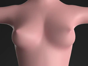 blonde girl 3D Model