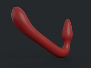 strapless strapon dildo Model 3D