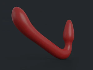 स्ट्रैपलेस स्ट्रैपऑन डिल्डो 3D मॉडल