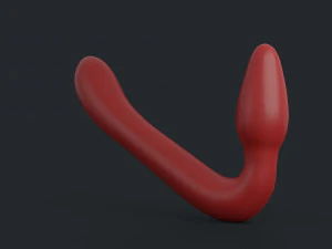 strapless strapon dildo 3D Model