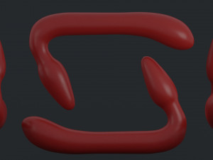 strapless strapon dildo 3D Модель