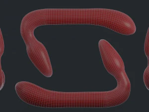 strapless strapon dildo 3D Model