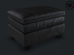 gleason chair ottoman damaged Model 3D