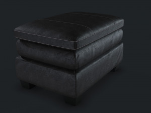 gleason chair ottoman damaged 3D Model