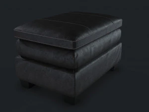 gleason chair ottoman damaged 3D Model